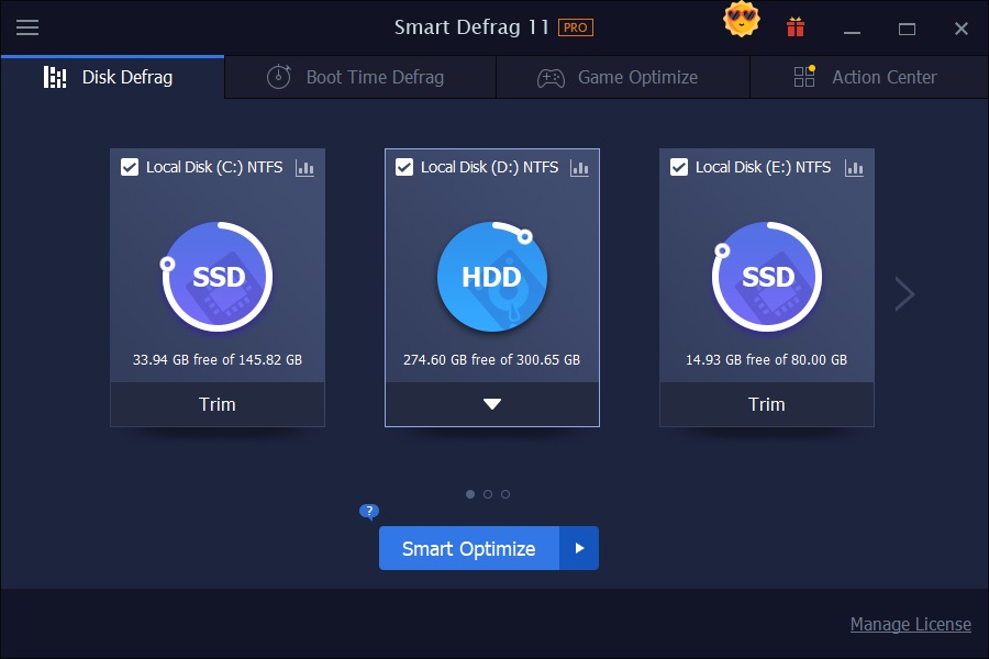IObit Smart Defrag 11 Pro - Best Disk Optimization Software for Windows